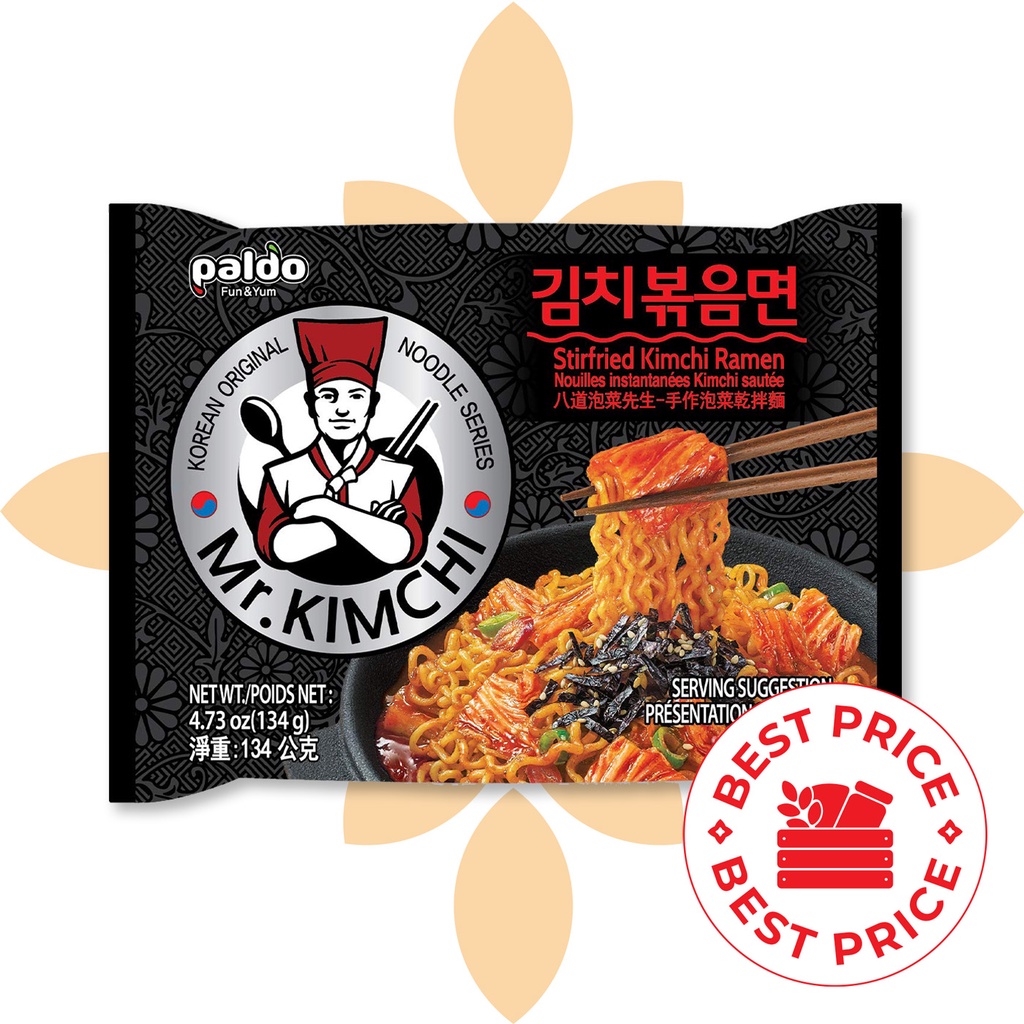 PALDO - MR.KIMCHI STIRFRIED RAMYUN - 134 GR (MIE INSTAN KOREA)