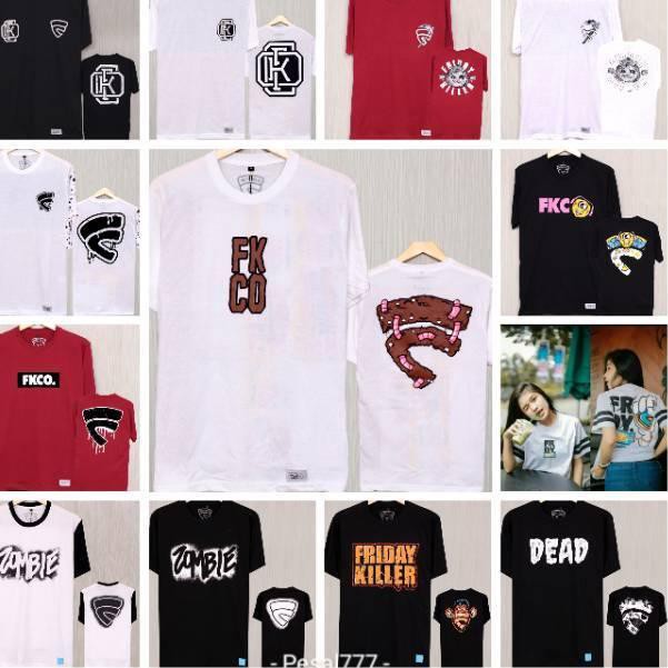 ♥ Baju kaos tshirt distro cowok cewek friday killer fridaykiller premium original murah Ω