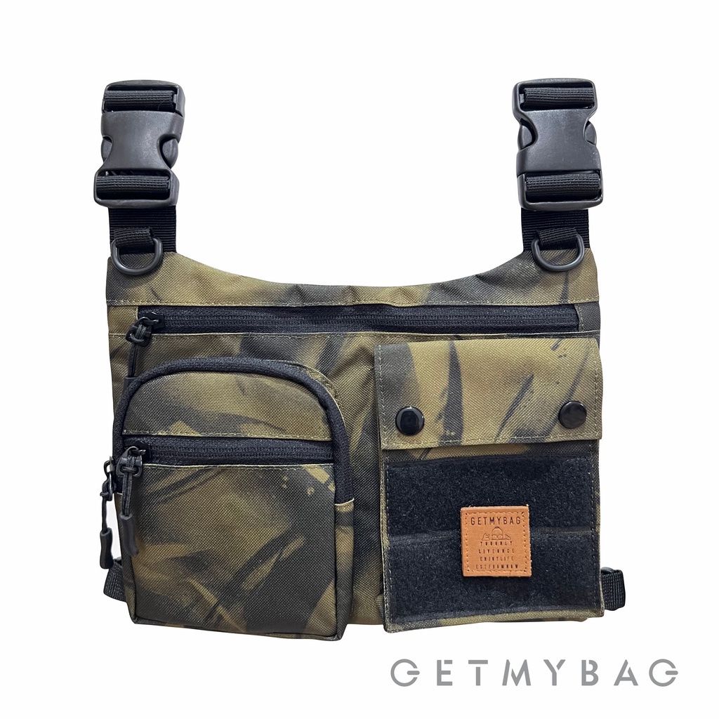 Tas selempang tas dada chest bag loreng