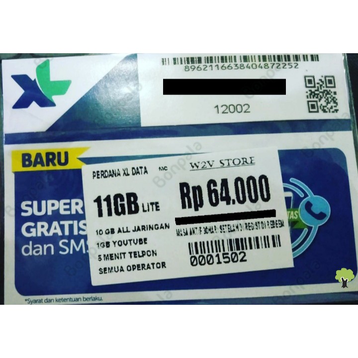 PERDANA DATA XL 11GB LITE / KUOTA / INTERNET / KARTU / NOMOR / PAKETAN