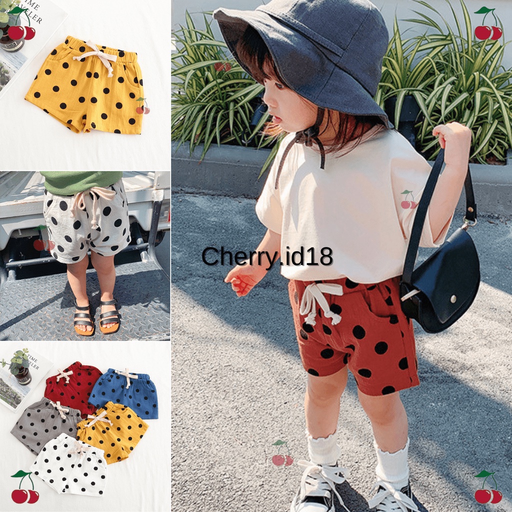 Cherry COD Hotpants Cewek Import / Hotpen Anak Perempuan / Celana Pendek Anak Perempuan CP05