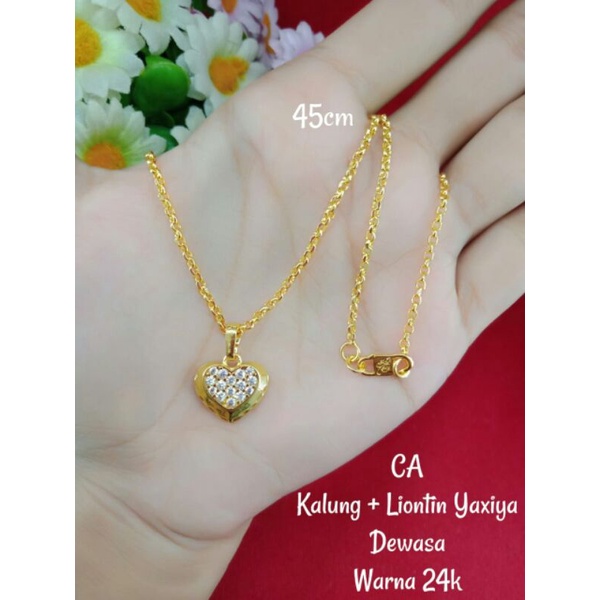 KALUNG DEWASA LOVE RANTAI NURI KECIL