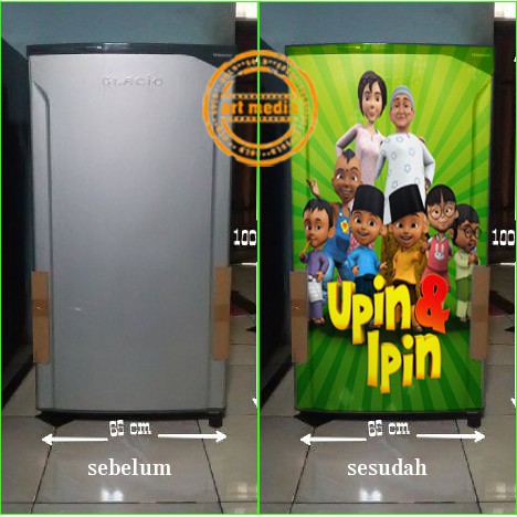 STIKER KULKAS UPIN IPIN