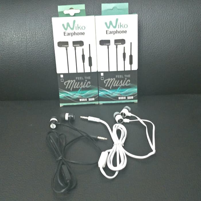 Headset Earphone Handsfree Original WIKO Extrabass Sound Model GR-10