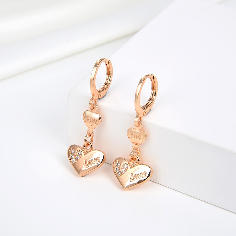 anting titanium wanita emas muda anti karat dewasa tusuk korea asli panjang dan luntur korea style selamanya dewasa 111-119e