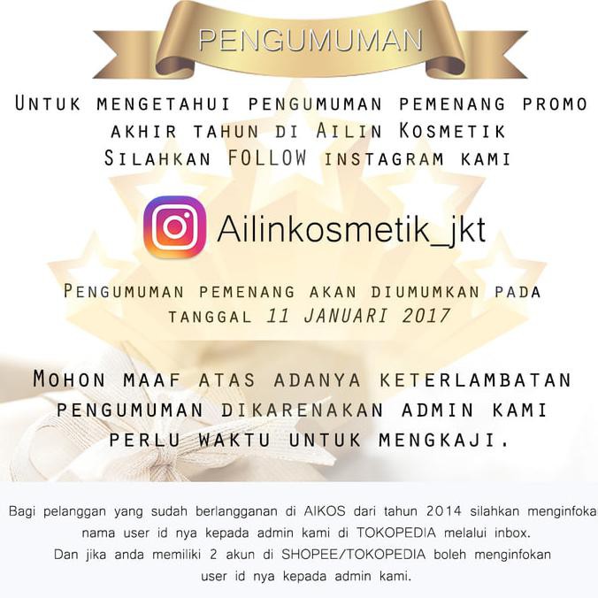 

PENGUMUMAN HADIAH TAHUN BARU DI AIKOS