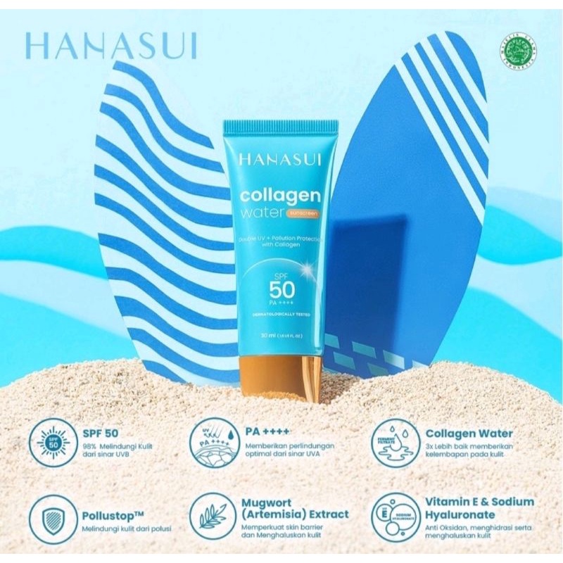 HANASUI COLLAGEN WATER SUNSCREEN SPF 50 PA++++ SUNBLOCK SPF 30