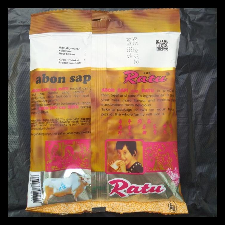 

ABON SAPI CAP RATU 90 GR (HARGA TERMASUK PACKING AMAN) BERKUALITAS