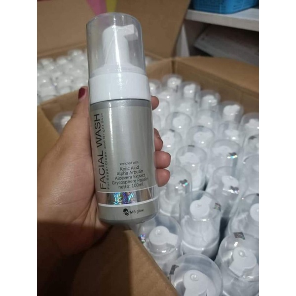 facial wash MS GLOW original resmi