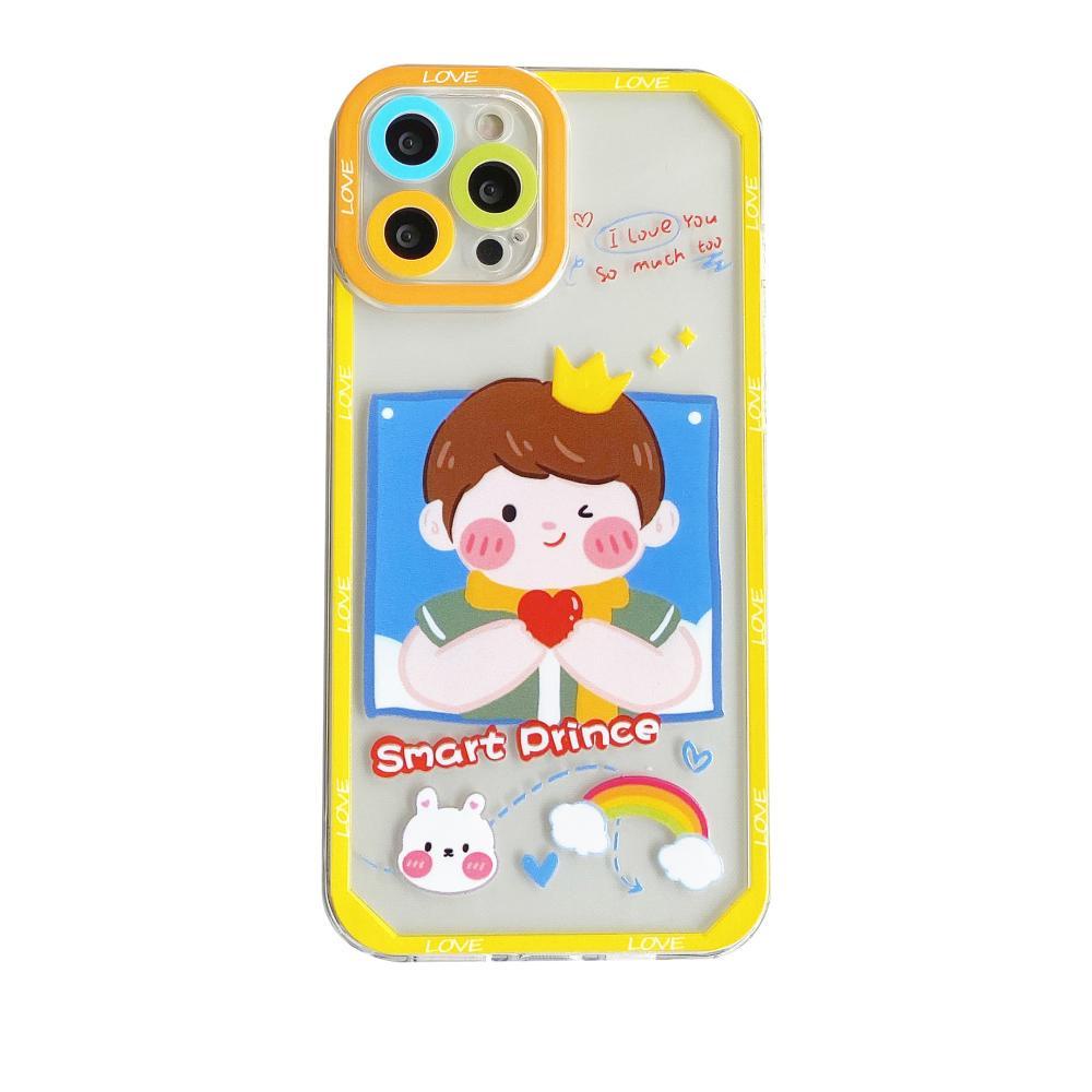 Casing Silikon Iphone 13 Pro Max 12 Pro Max 11 Pro Max Xr Xs Max 7 Plus Shockproof Motif Princess