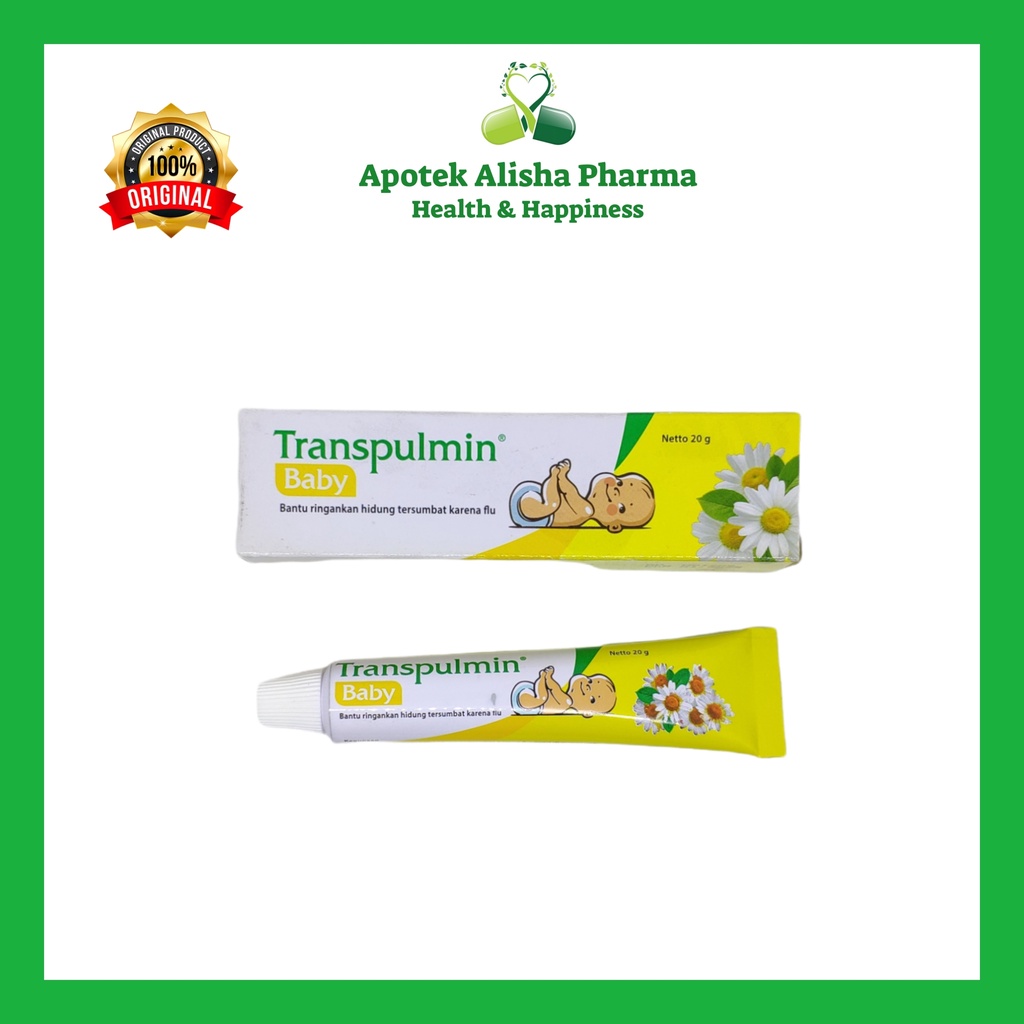 TRANSPULMIN BABY BALSAM - Balsem Untuk Menghangatkan Badan Bayi Karena Masuk Angin Kembung Meler Pilek / Flu Transpulmin BB / Transpulmin Bebe