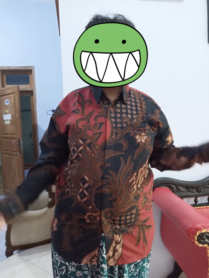 Setya Luhur Batik Pria Lengan Panjang Full Furing Katun Halus Sragenan Batik Solo Rahayu