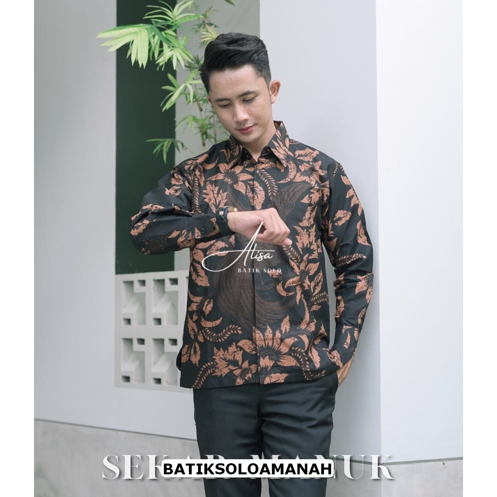 SEKAR MANUK ALISA KEMEJA BAJU BATIK PRIA SOLO LENGAN PANJANG PENDEK LAPIS FURING ATASAN BATIK PREMIUM MODERN KATUN HALUS BATIKSOLOAMANAH RAJASAKTI UKAIL DILLAN MARTOWIRO ALJAYA SM SE ANJANI RENJANA RAFANDA ASMARA NGUDI RAHAYU KANAYA FLORIST ALETHEA DEWO