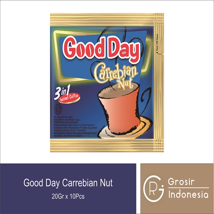 

Good Day Carrebian Nut 1 renceng (Isi 10 sachet)