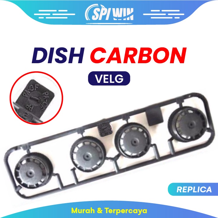Velg Tamiya Dish Carbon Medium REP