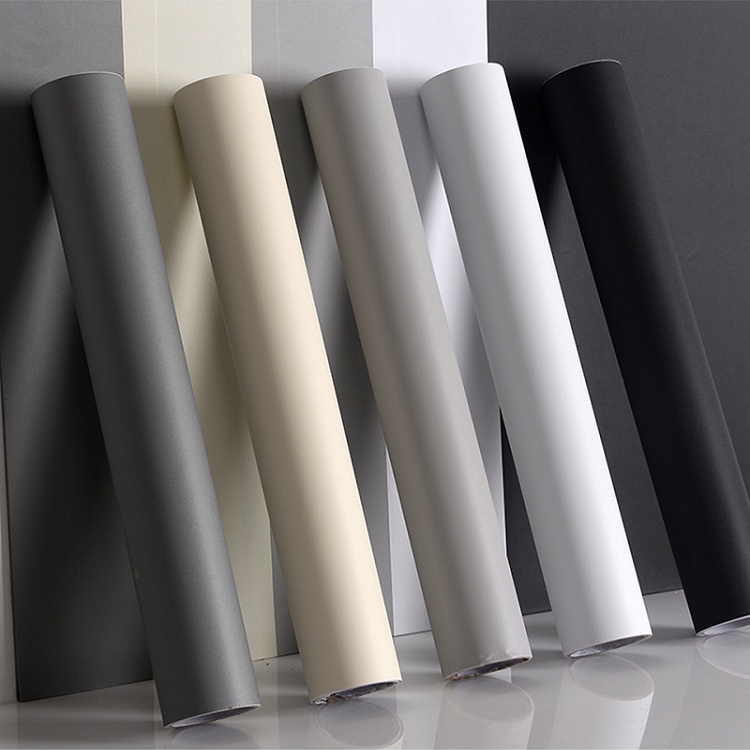 [READY SEMARANG BISA COD] WALLPAPER DINDING 8 METER WALLPAPER STIKER POLOS DOFF MATTE TEKSTUR BAHAN 