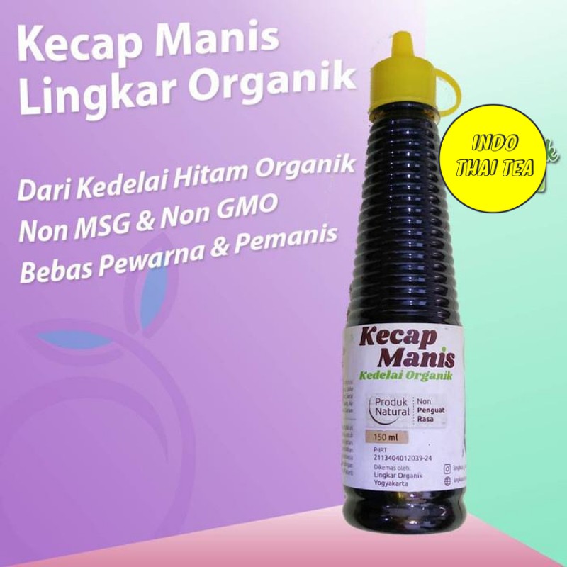 

Lingkar Organik Kecap Manis Kedelai Organik 150ml / 350ml