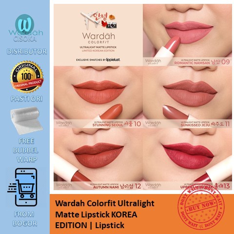 Wardah Colorfit Ultralight Matte Lipstick KOREA EDITION Lipstick