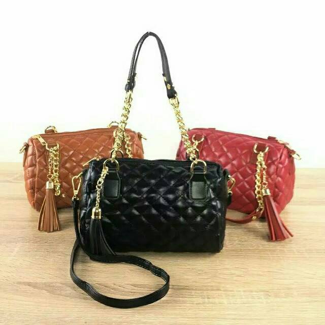 HANDBAG-SHOULDER BAG-TAS WANITA HANDBAG-SELEMPANG RANTAI-TAS KOTAK