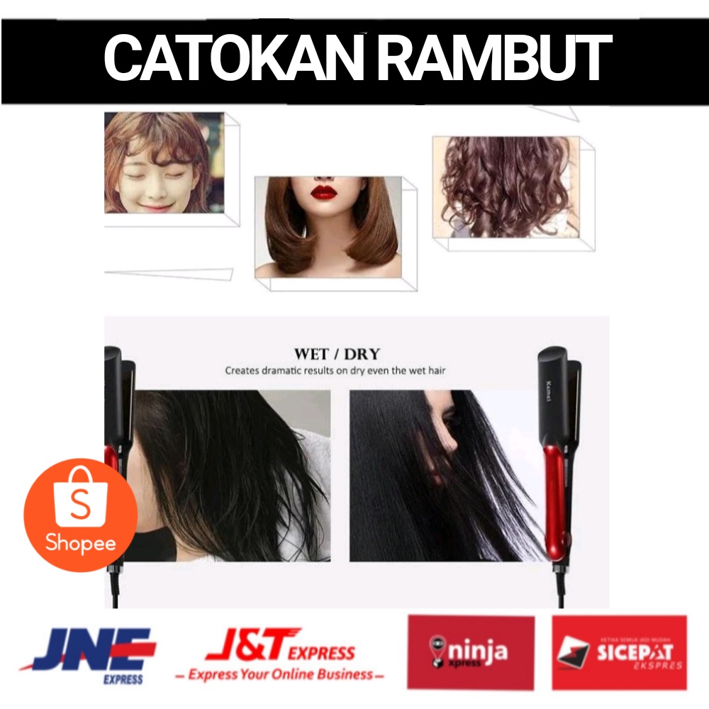 mexxbull promo Catokan KEMEI KM 531 Catok rambut Lurus temperatur suhu ionic KM531 terlariss dan termurah