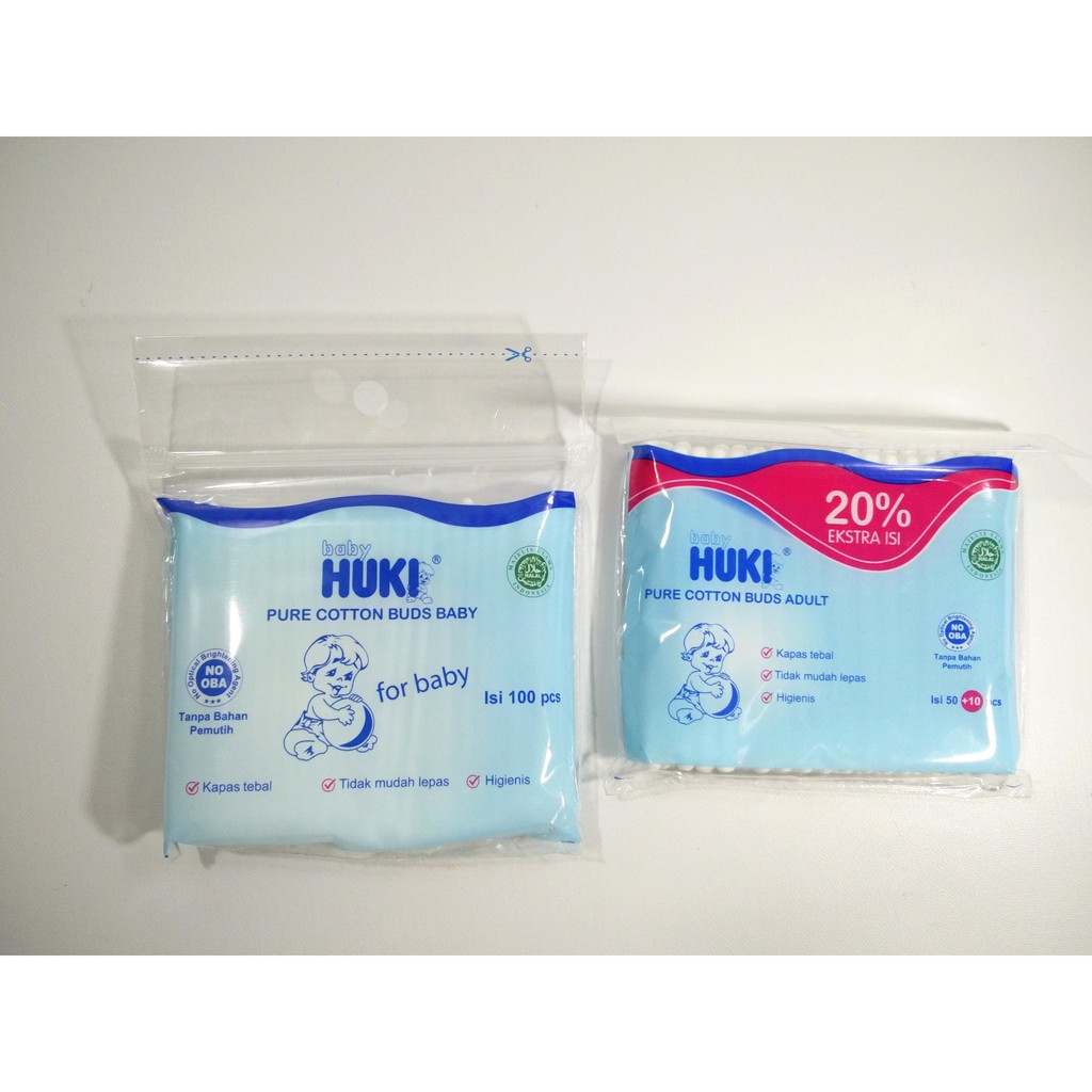 HUKI COTTONBUDS Baby | Cotton Bud Dewasa | Shopee Indonesia