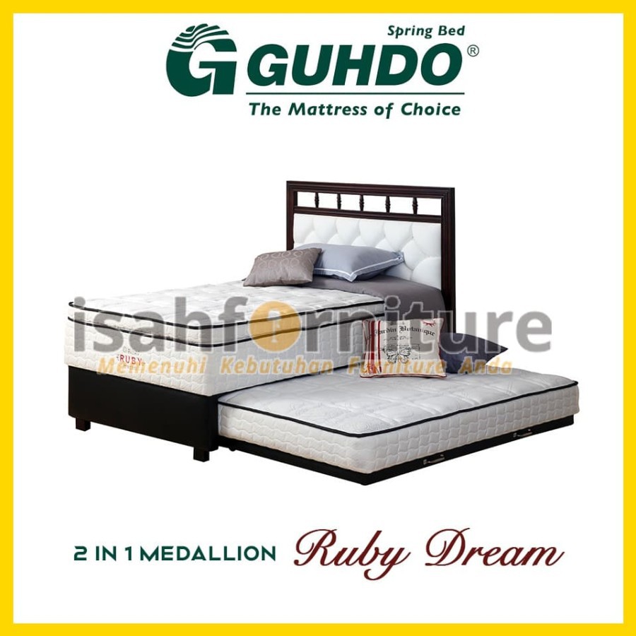 Kasur Springbed Guhdo Sorong 2in1 Ruby Dream Medallion 120x200