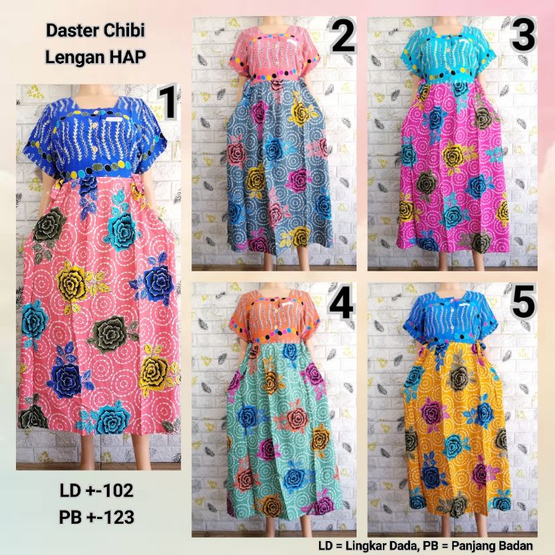 DASTER CHIBI LENGAN HAP RAYON ADEM BUSUI FRIENDLY BU TEJO CSMS + ALGA + NGKI