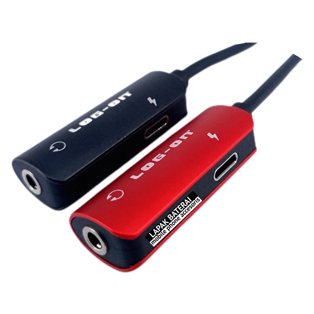 LOG - ON Audio Splitter  | Audio Converter Iphone Lightning 2 IN 1 - CMC03