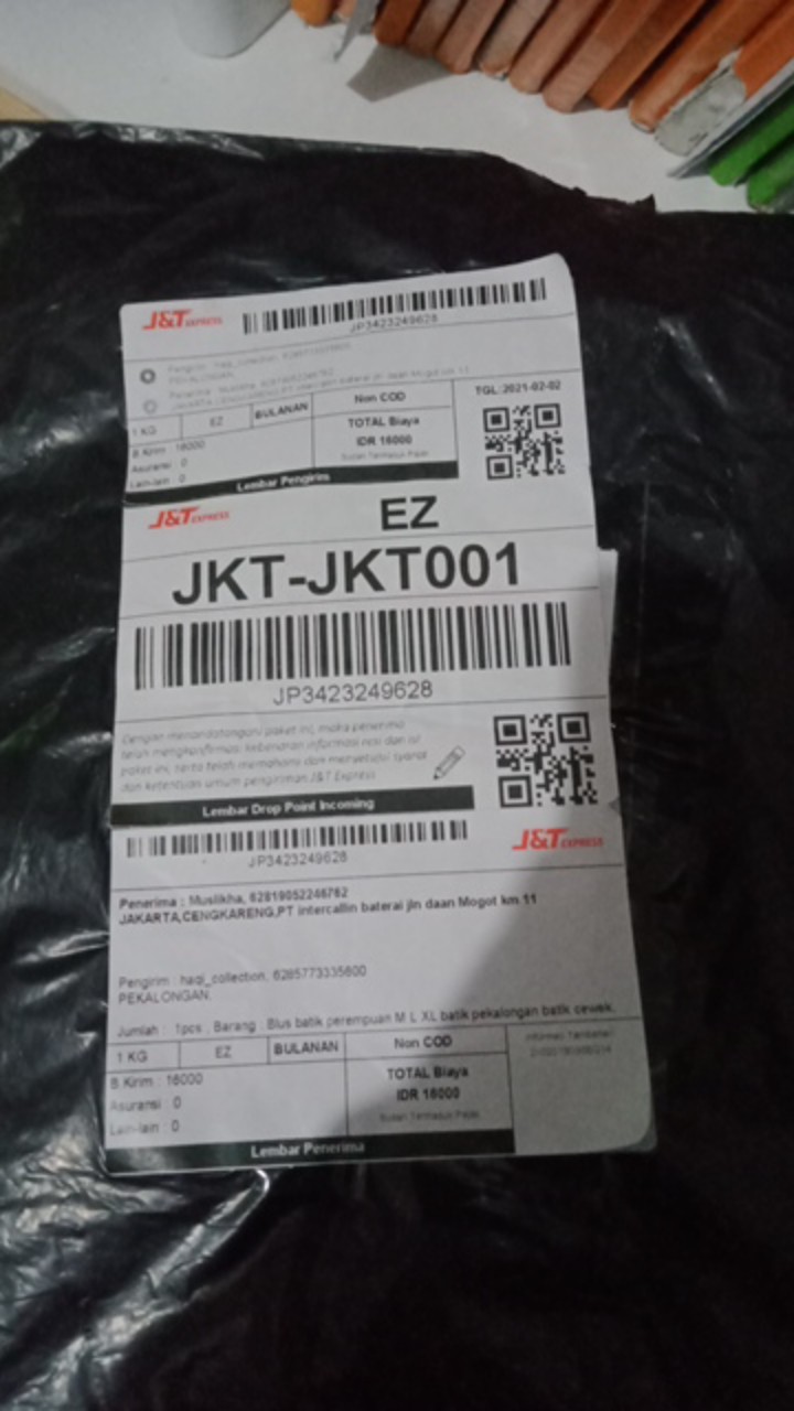 Blus Batik Perempuan M L Xl Batik Pekalongan Batik Cewek