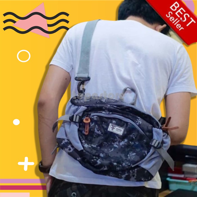Promo Tas Selempang Pria Kantor Kecil Casual Import Montblanc Mb 03 3566 Brown Murah Ifc D3L8