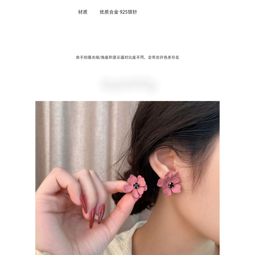 Korea Manis Lucu earing Mutiara Bunga Anting2023Fashion Baru ear studs Gadis Telinga Aksesoris