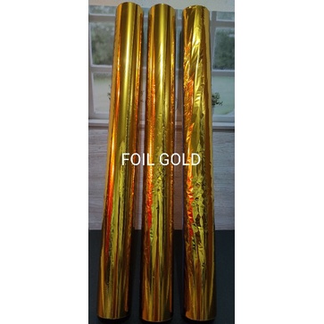 

Hot Stamping Foil Gold / Foil Emas KTM ukuran 64cm x 120cm
