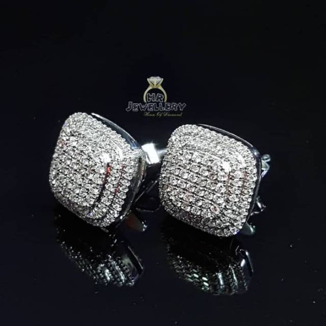 ANTING / GIWANG berlian fashion wanita 0.84 ct bahan emas putih