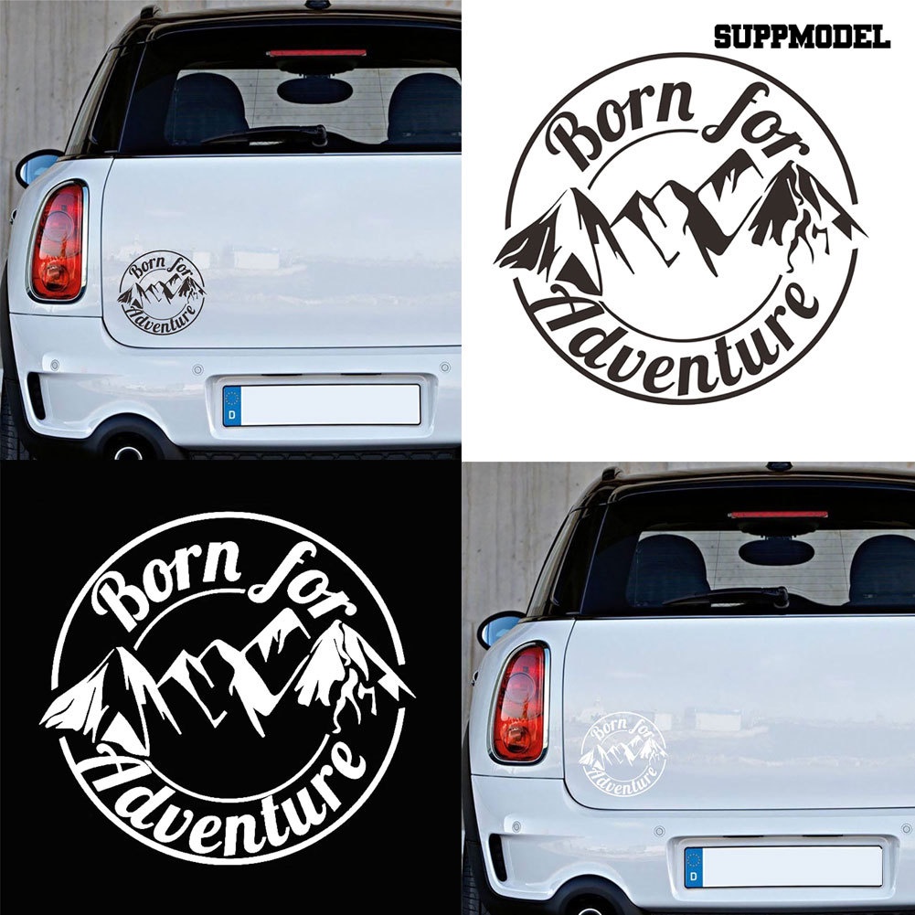 Sticker Decal Dekorasi Mobil Karavan Truk Camper Gambar Gunung