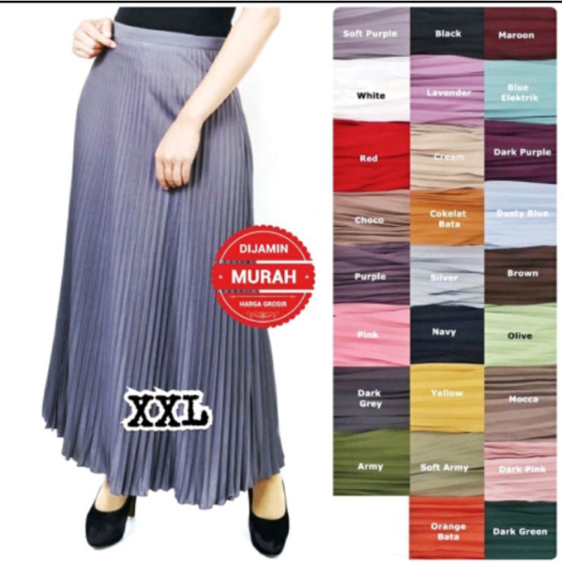 Rok Plisket Jumbo ll Rok Plisket XXL