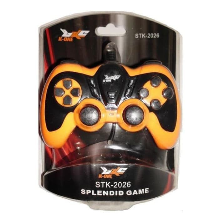 Joystick / Gamepad / Stick Turbo Laptop PC Single Analog USB - Orange-Ori