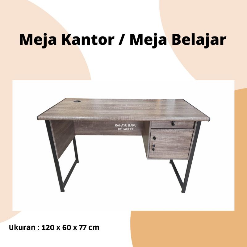 

Meja Kerja Pascal Pvc sheet Kaki Besi