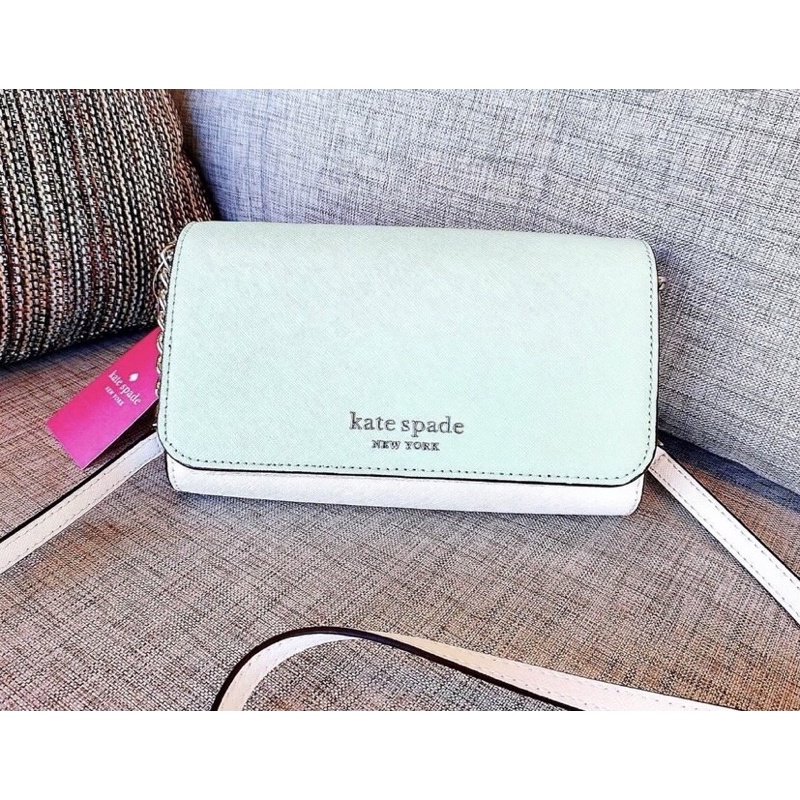 Kate Spade Cameron Small Flap Crossbody Phone Case Wallet Spring Meadow