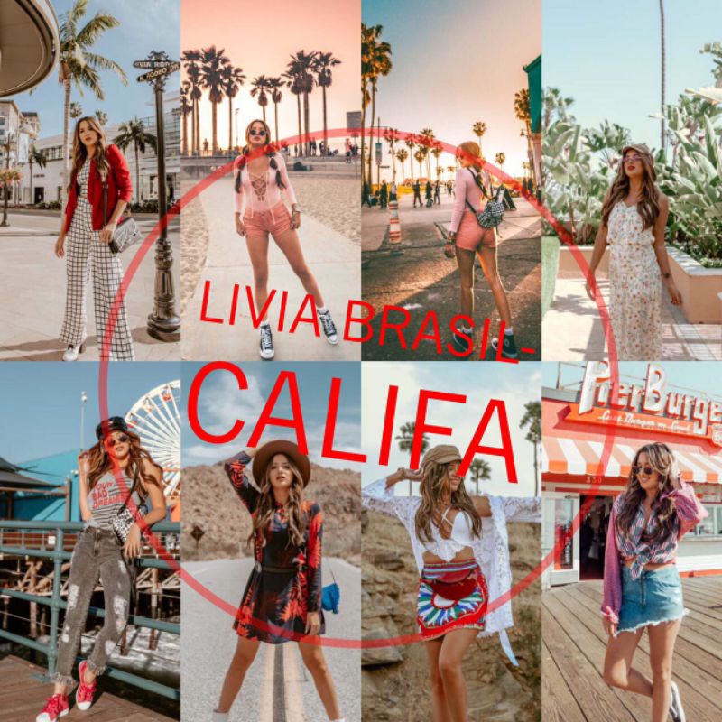 8 PRESET LIGHTROOM Livia Brazil CALIFA For IOS &amp; Android