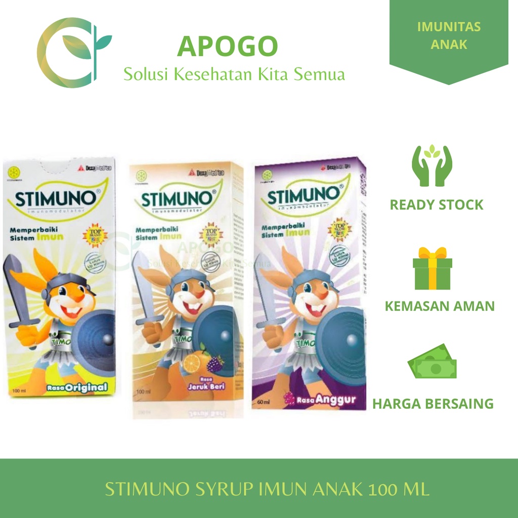 STIMUNO SIRUP DAYA TAHAN TUBUH ANAK 100 ML