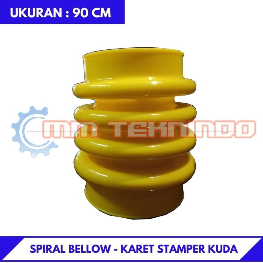 

SPIRAL BELLOW - KARET STAMPER KUDA - UKURAN 25CM