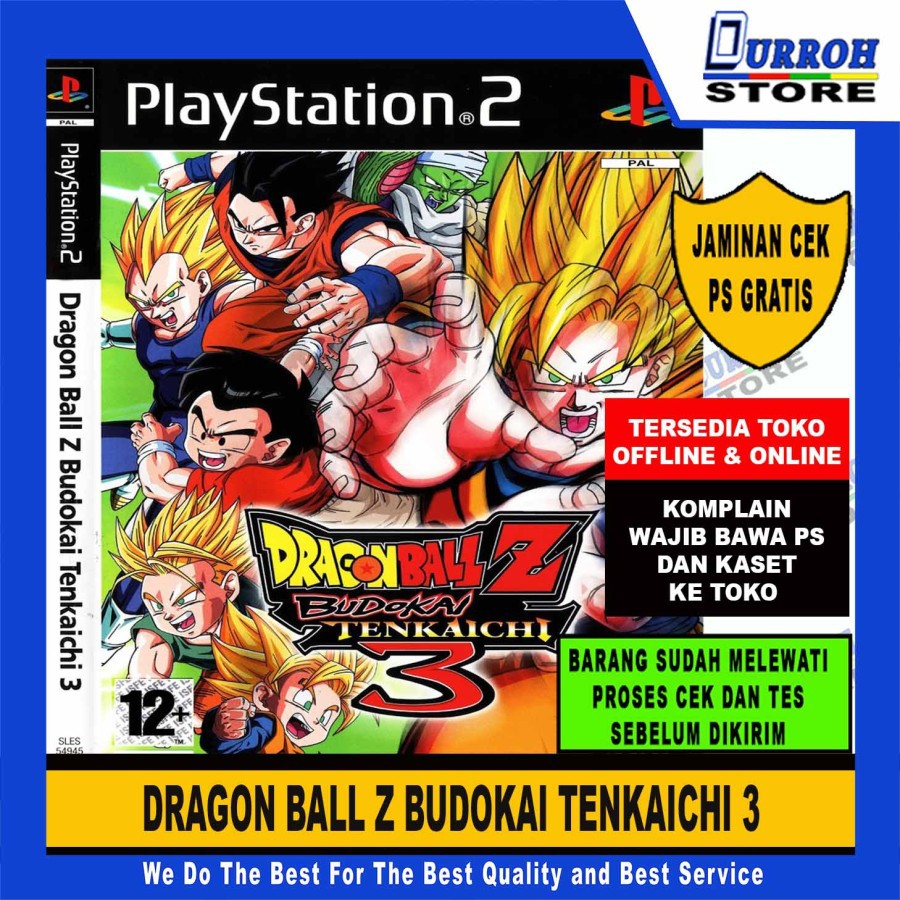 KASET GAME PS 2 Dragon Ball Z Budokai Tenkaichi 3