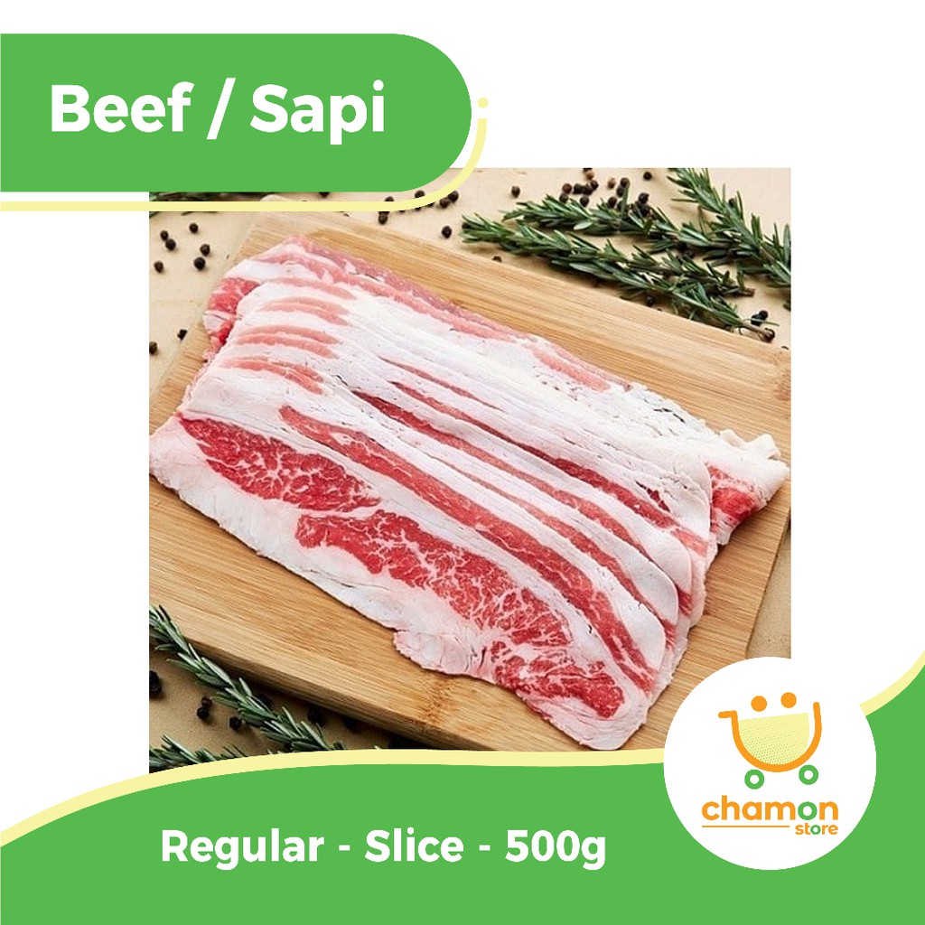 

Beef Slice Regular US Frozen / Beku per 500g