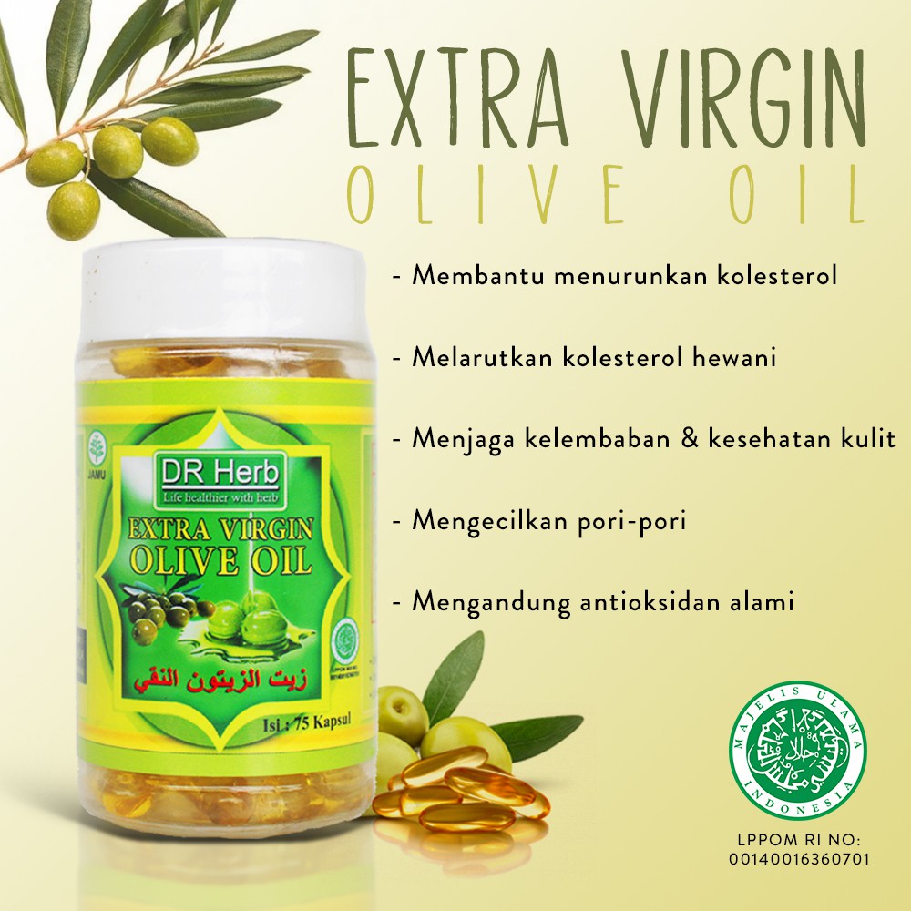 

EXTRA VIRGIN OLIVE OIL DR HERB ISI 75 CAPSULE
