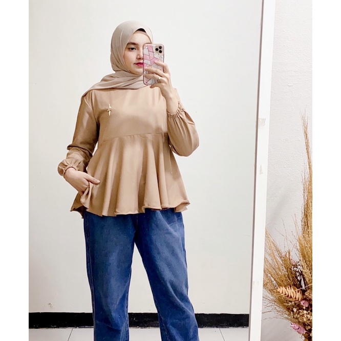 balerina peplum blouse