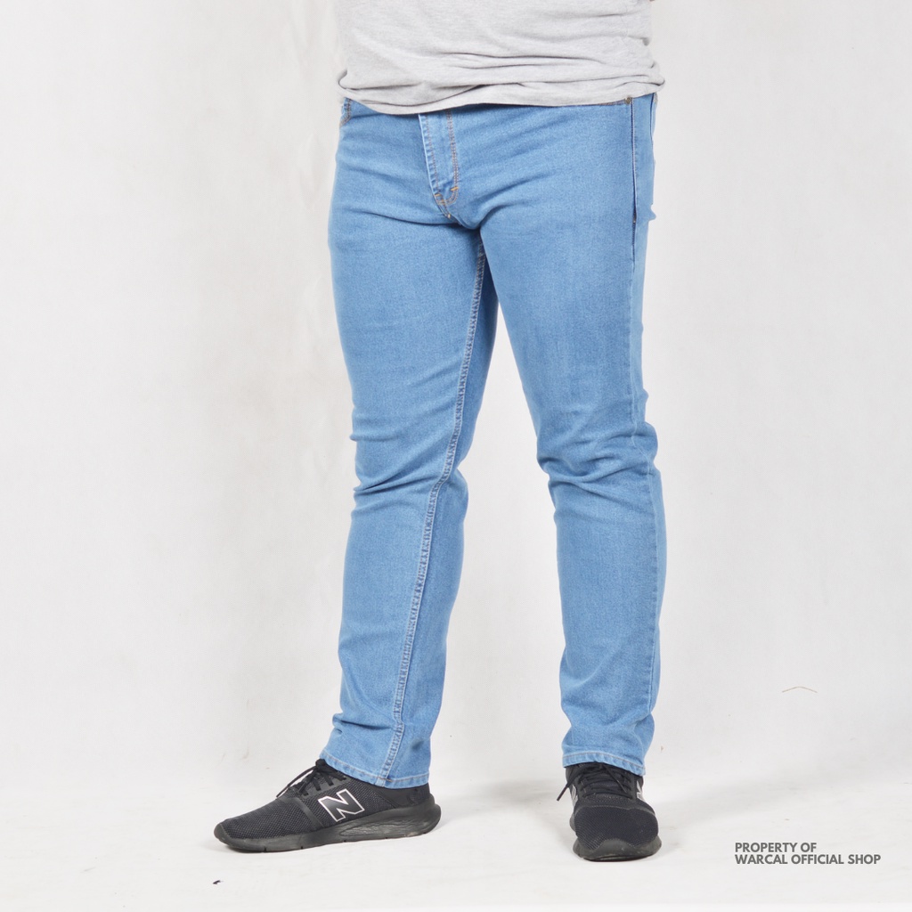 Celana BIG SIZE Pria Karet Jeans Jumbo Slimfit Bioblitz