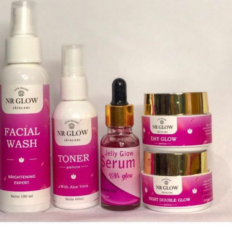 DAY CREAM NIGHT CREAM NR GLOW RJNSKIN SKINCARE ORIGINAL