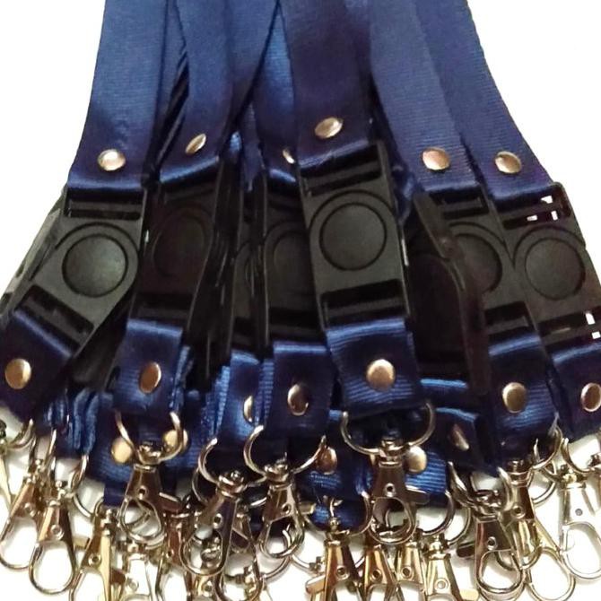 

Big Sale Tali lanyard / tali id card 2cm stopper - Biru Navy (dongker ) Promo Awal tahun