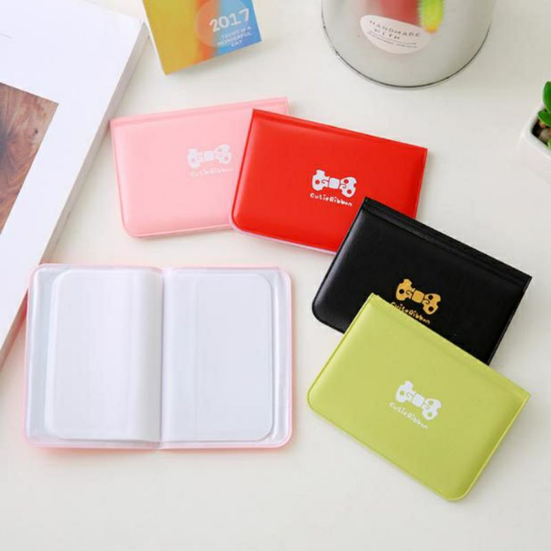 ~ PIYOSHI08 ~ Dompet Kartu Pita Cute Ribbon Warna Warni Mini Korea Wanita ATM Card Wallet 12 Lembar AF146