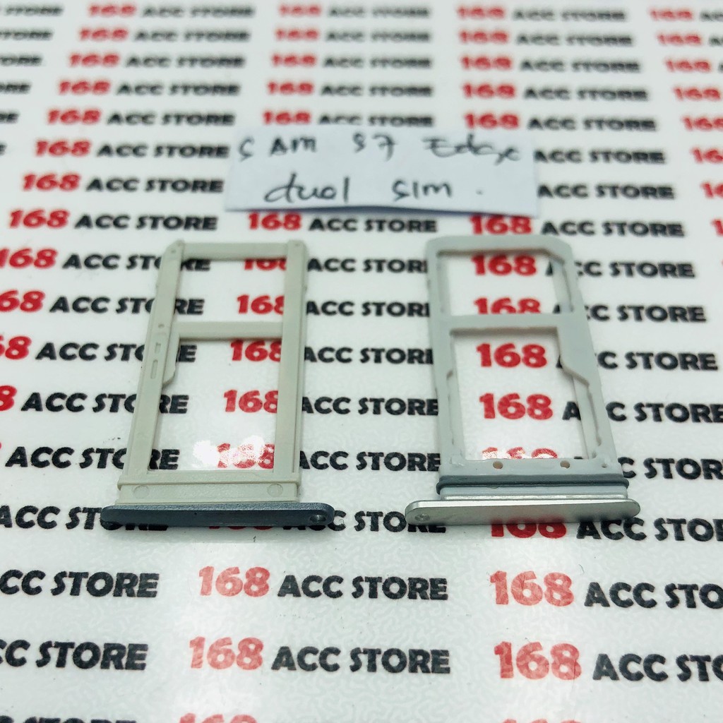 SIM TRAY / SIM LOCK / TEMPAT SIM CARD / SLOT KARTU SAMSUNG S7 EDGE DUAL SIM